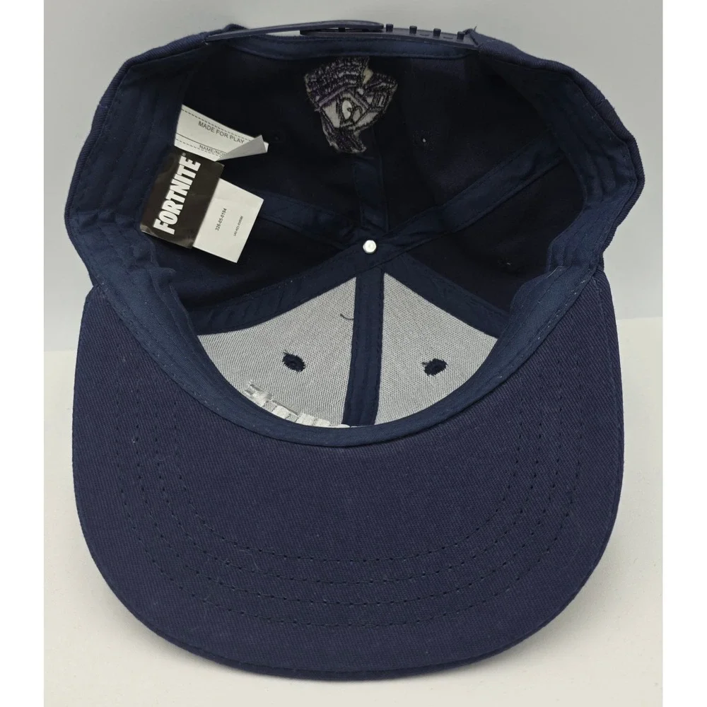 Fortnite Snapback‎ Hat Youth OSFM Navy Blue Llama Logo Cap